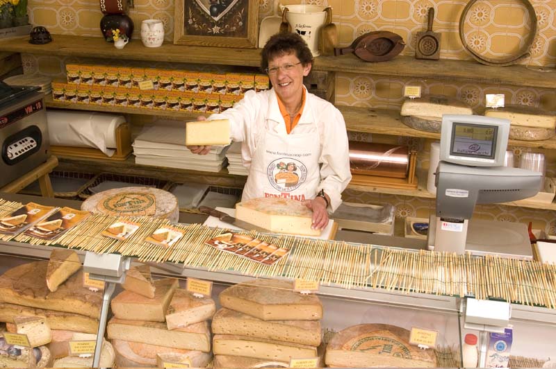 Punto vendita della Fromagerie Valdigne Mont Blanc 