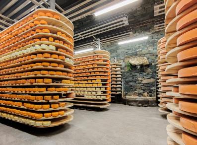 Les salles d'affinage des fromages