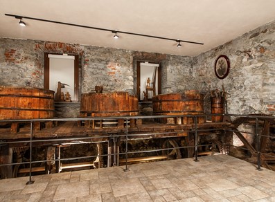 The wine cellar