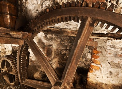 Grape crushing machinery