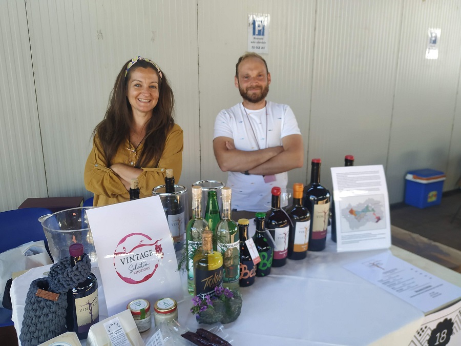 Elisabetta e Matteo Sedda dell'Azienda vitivinicola Vintage