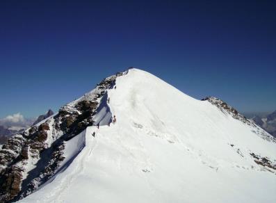 The final ridge before the top