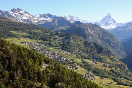 Panorama dal Col St Pantaléon
