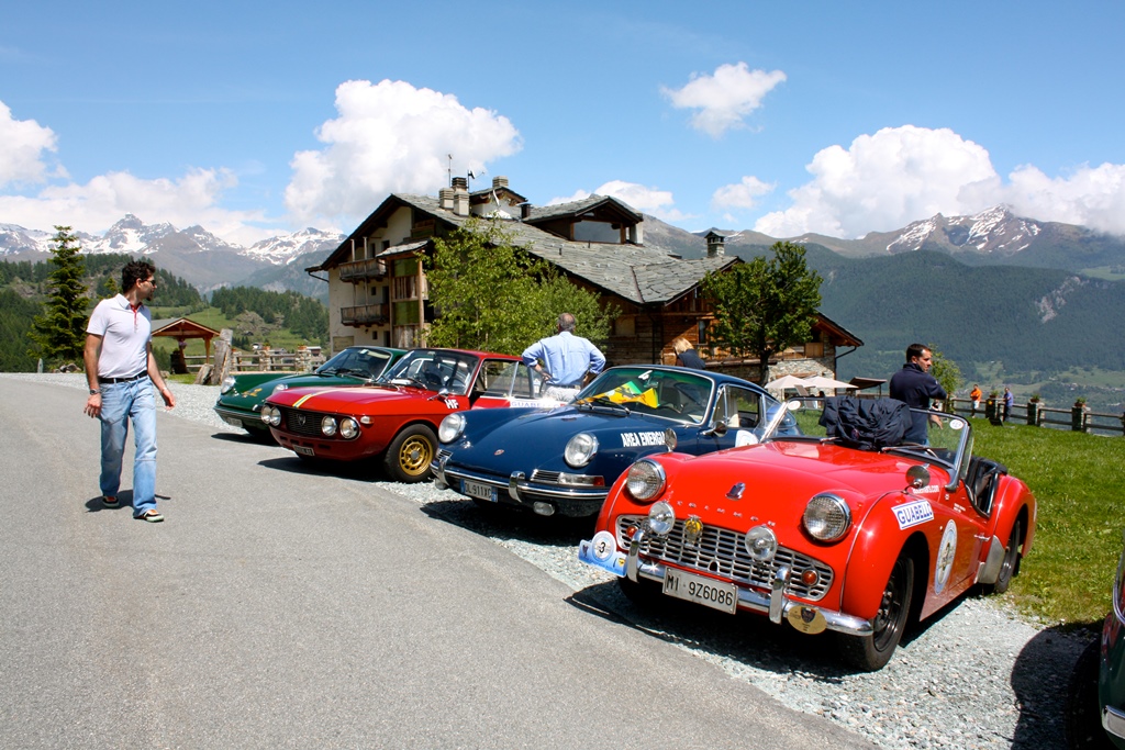 Auto storiche a Torgnon