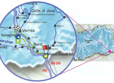 Cartina del percorso