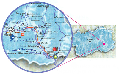 Mapa del itinerario