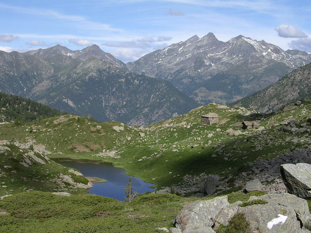 Alpeggio e lago Lei Long - Fontainemore