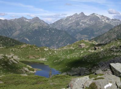 Alpeggio e lago Lei Long - Fontainemore