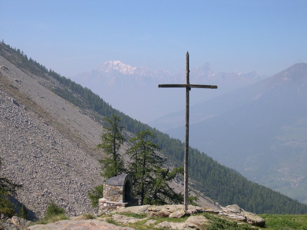 Vue sur le Mont Blanc - Valpelline