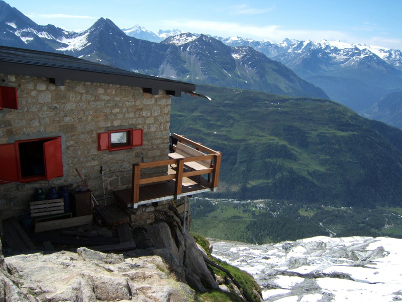 Il rifugio Boccalatte - Courmayeur