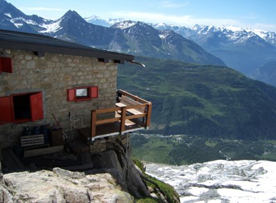 Il rifugio Boccalatte - Courmayeur