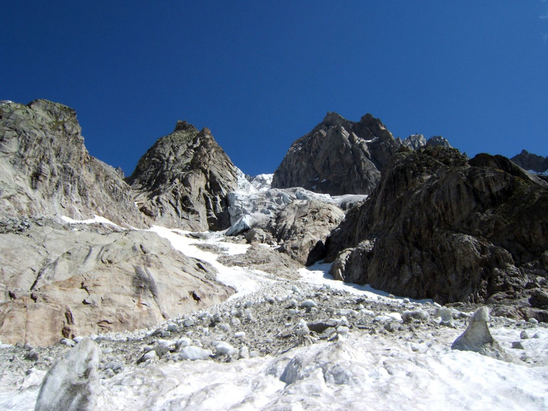 I seracchi delle Grandes Jorasses - Courmayeur