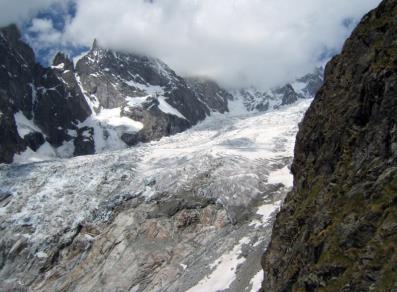 Il ghiacciaio della Brenva - Courmayeur