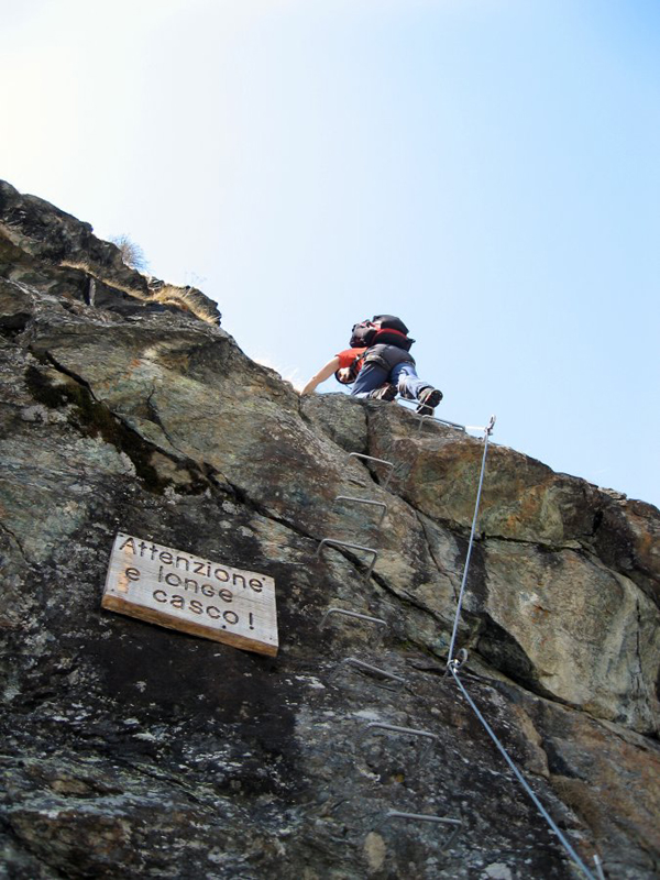 La ferrata delle Guide di Gressoney-La-Trinité