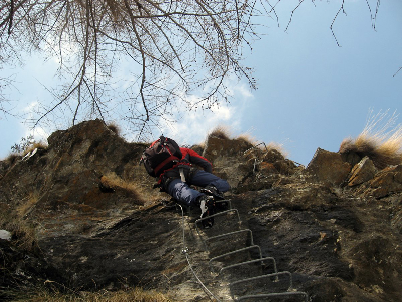 Via ferrata Bethaz Bovard - Valgrisenche