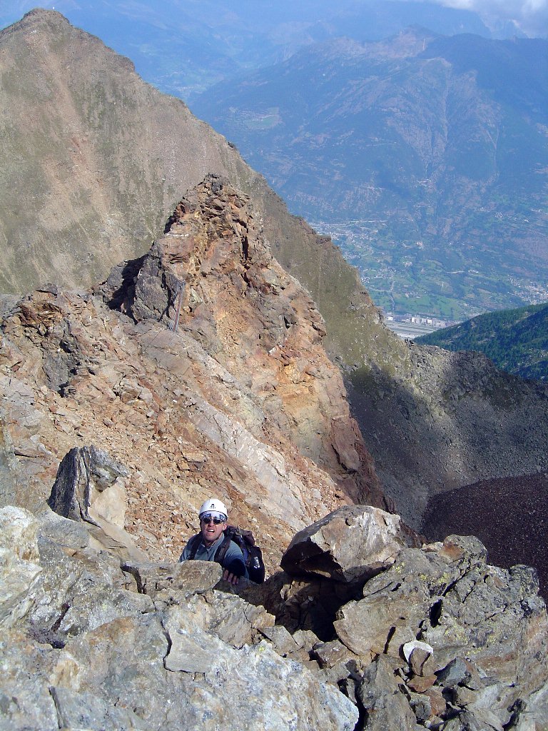 Percorrendo la ferrata dell'Emilius - Charvensod