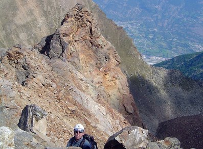 Percorrendo la ferrata dell'Emilius - Charvensod