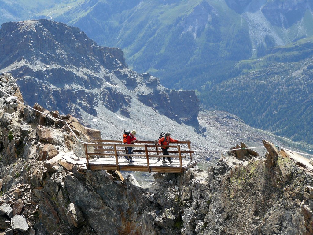 Sentiero attrezzato al Sella-Gressoney-La-Trinité