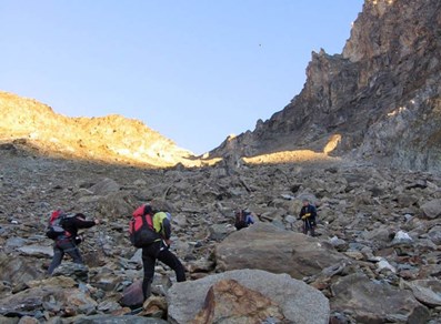 Salendo al Col Valsorey - Ollomont