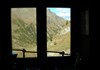 Dall'interno del bivacco Borroz