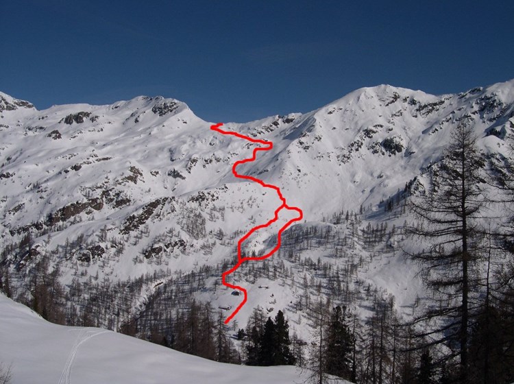 Der letzte Teil der Route