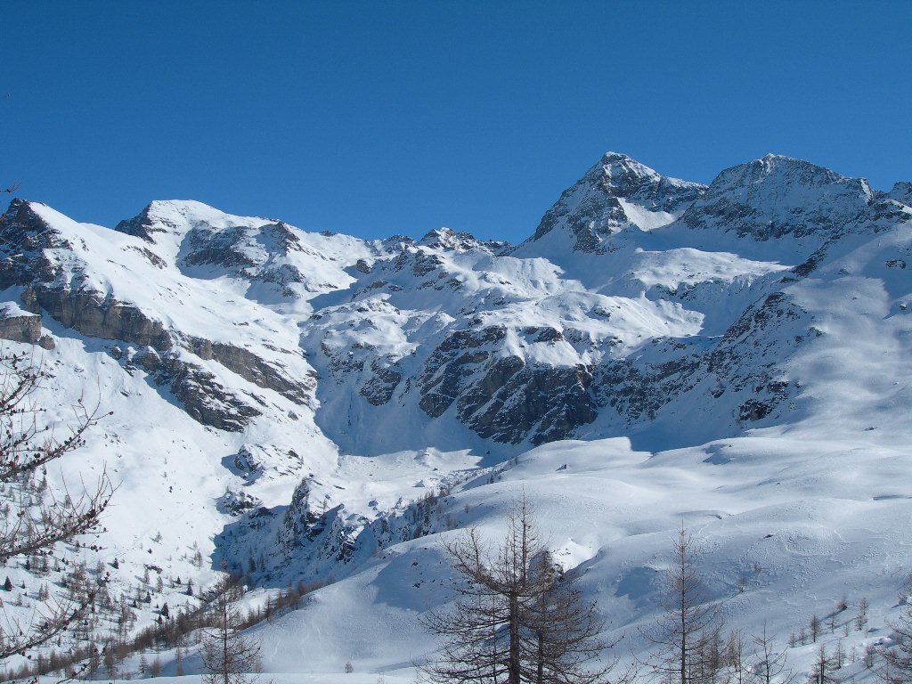 The vast upward slopes