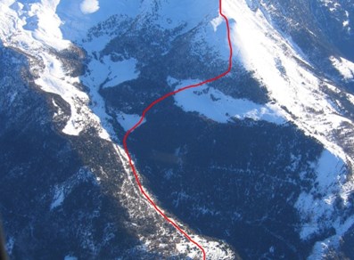 Tracé de l'itinéraire