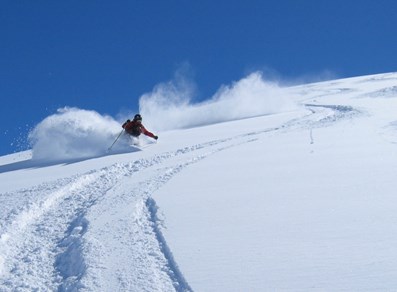 Descente du sommet