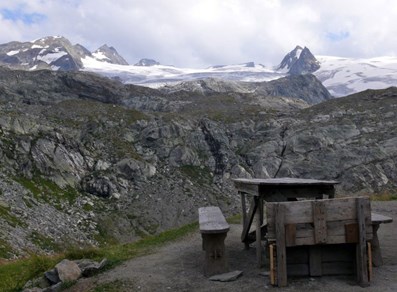 Rutor seen from the Deffeyes hut