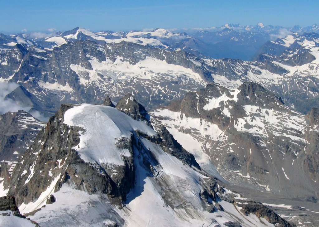 Die "Haube" des Ciarforon, vom Gran Paradiso aus betrachtet