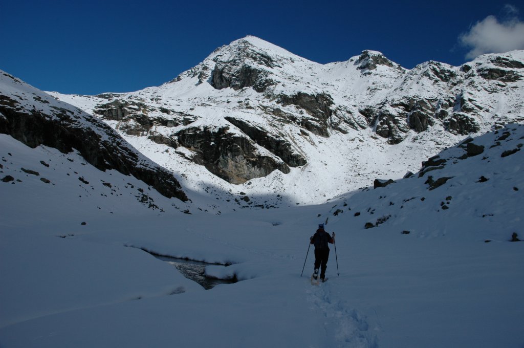 At the foot of Punta Valfredda