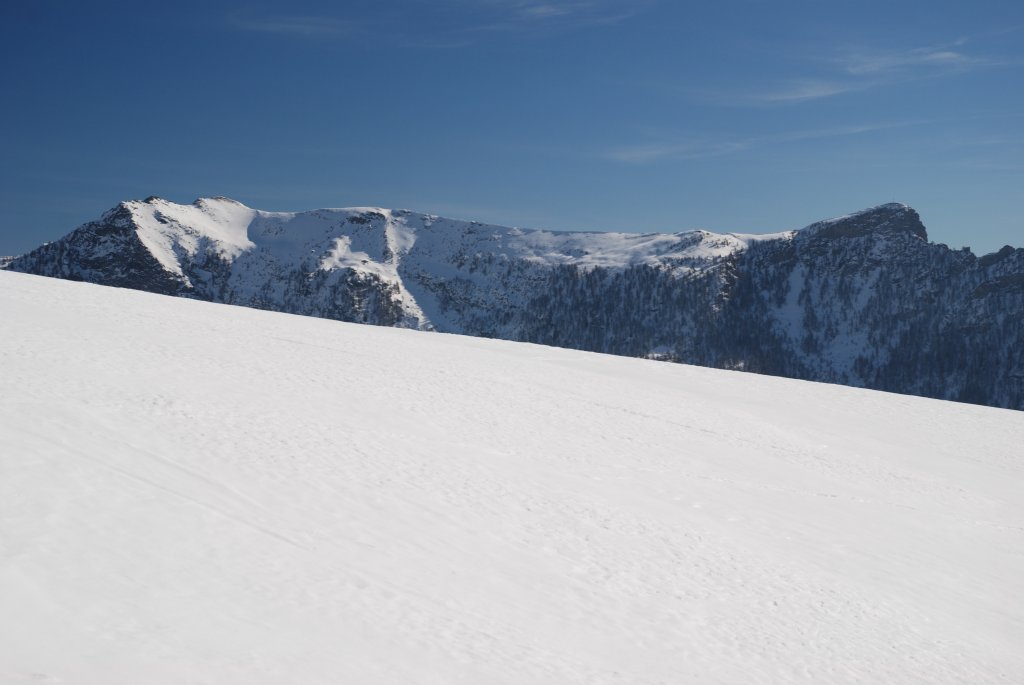 Der verschneite Becca d'Aver