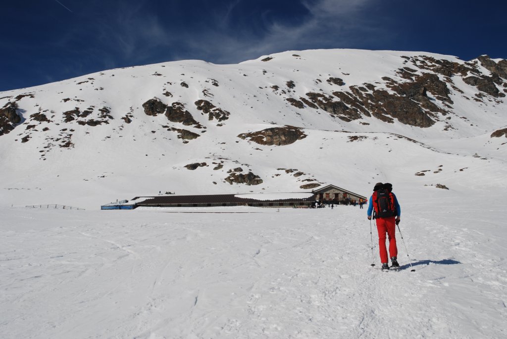 Ankunft auf der Alm Tsa de Fontaney