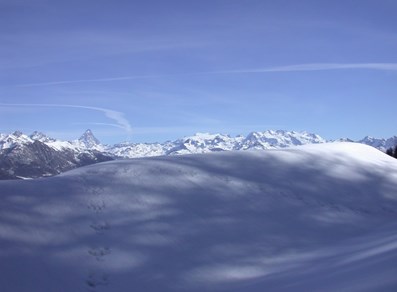 The Cervino from Fontaine Froide