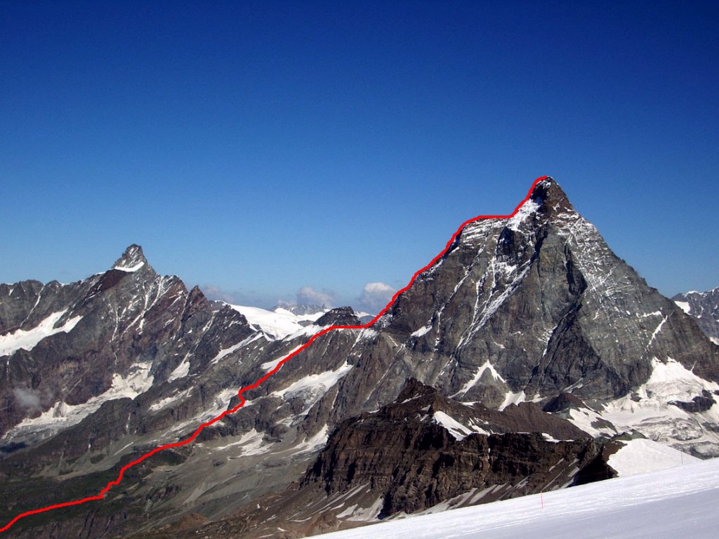 Il tracciato dell'itinerario - Valtournenche
