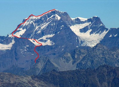 Il tracciato dell'itinerario - Ollomont