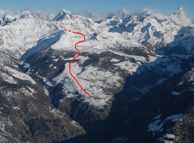 Scialpinismo Col Chaleby - Saint-Barthelemy Nus
