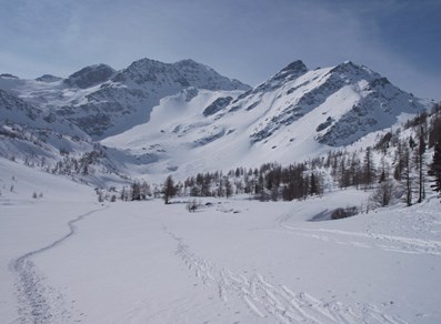 Lago d'Arpy in inverno - Morgex