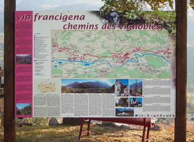 Nus - panneau d'information
