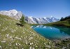 Lago Checrouit e Monte Bianco