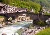 Pont en pierre à Lillianes