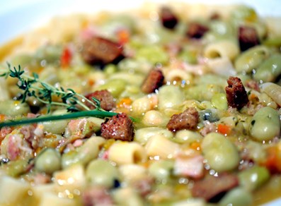 The favò soup
