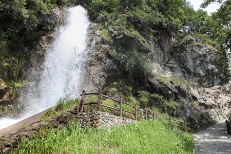 cascata lungo il ru d'Arlaz