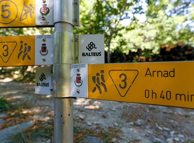Segnaletica per il Cammino Balteo