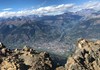 Aosta from the Becca di Nona
