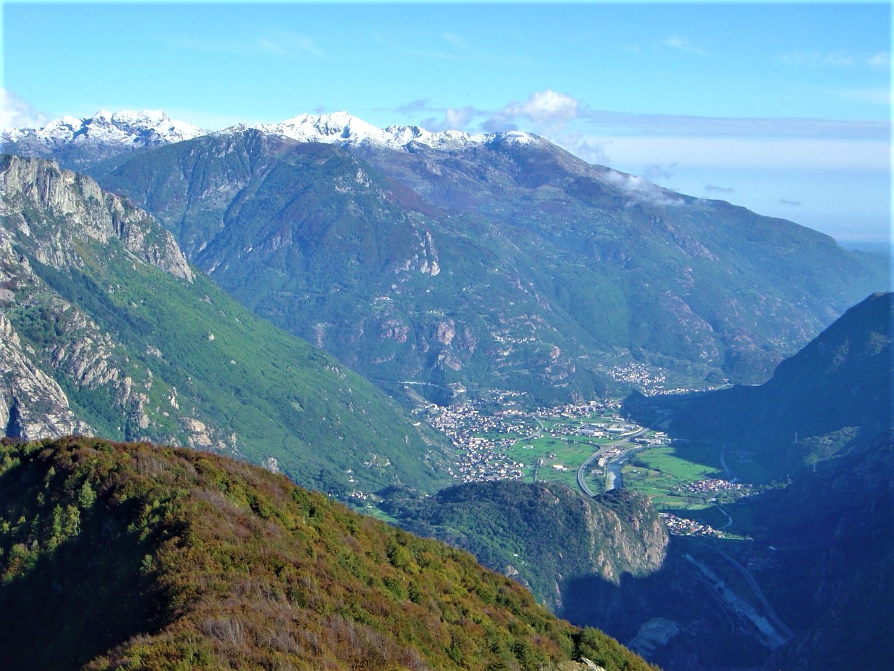 Panorama depuis la Serra di Biel