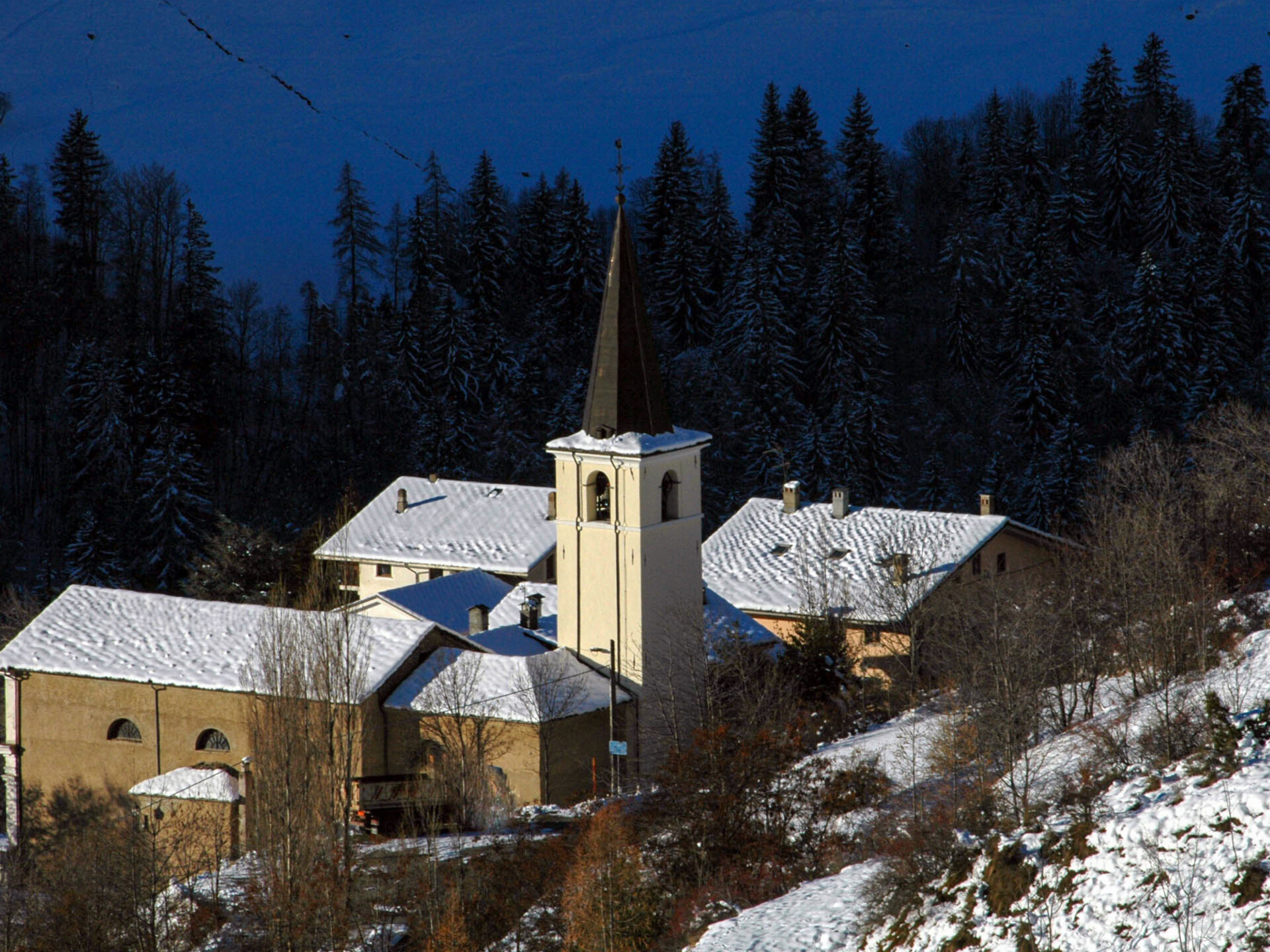 Église de Allein - Hiver