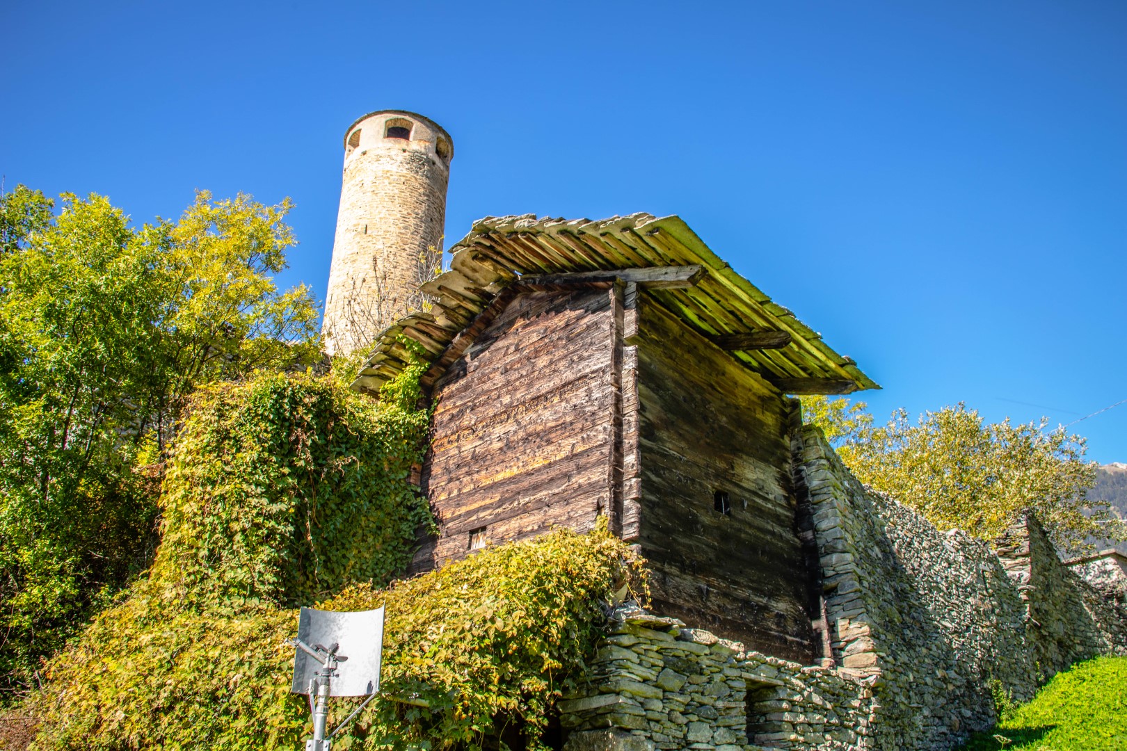 granary and tower