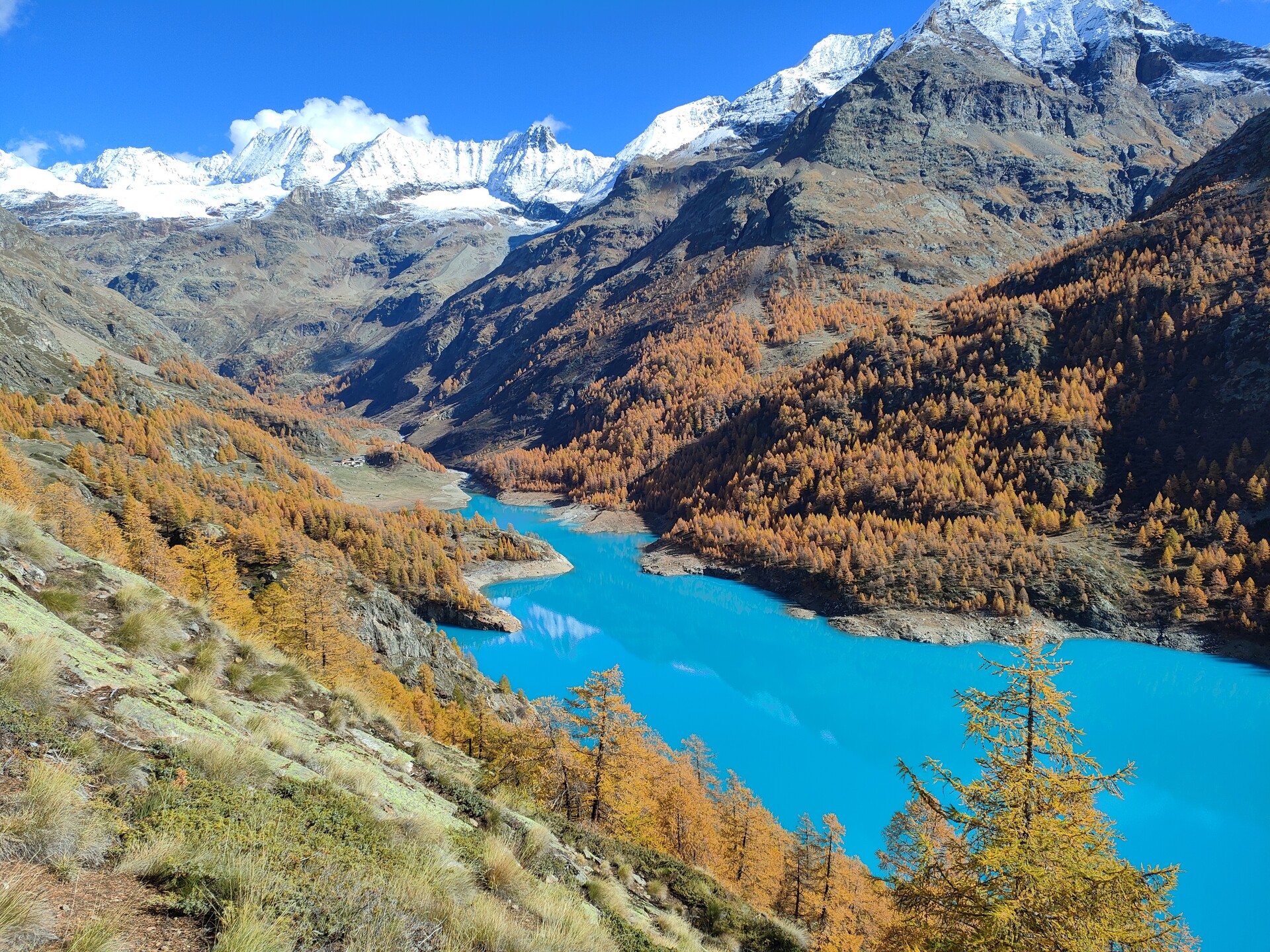 Autunno al Lago di Place Moulin - Bionaz