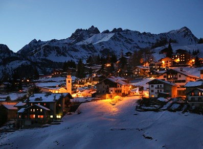 Chamois in inverno